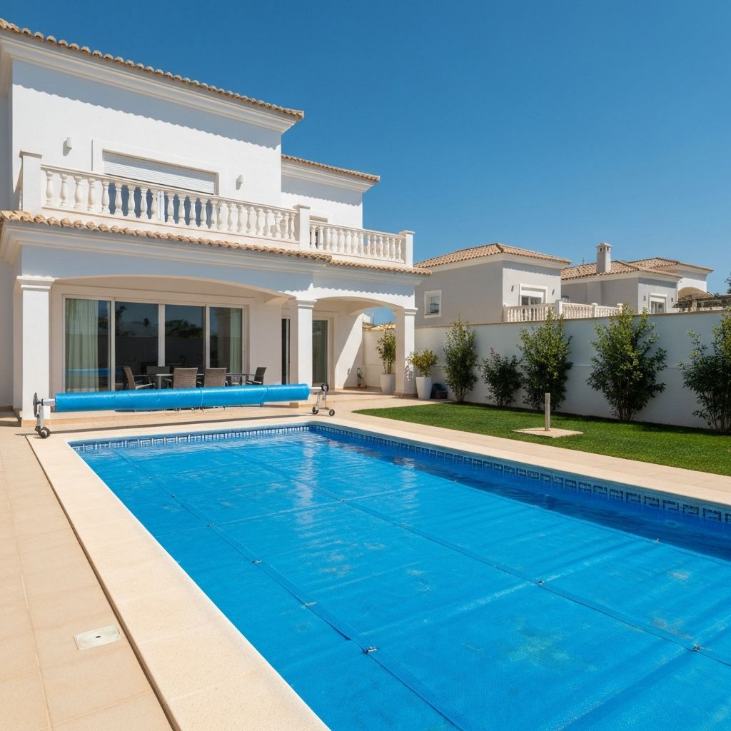 Pool cover installation